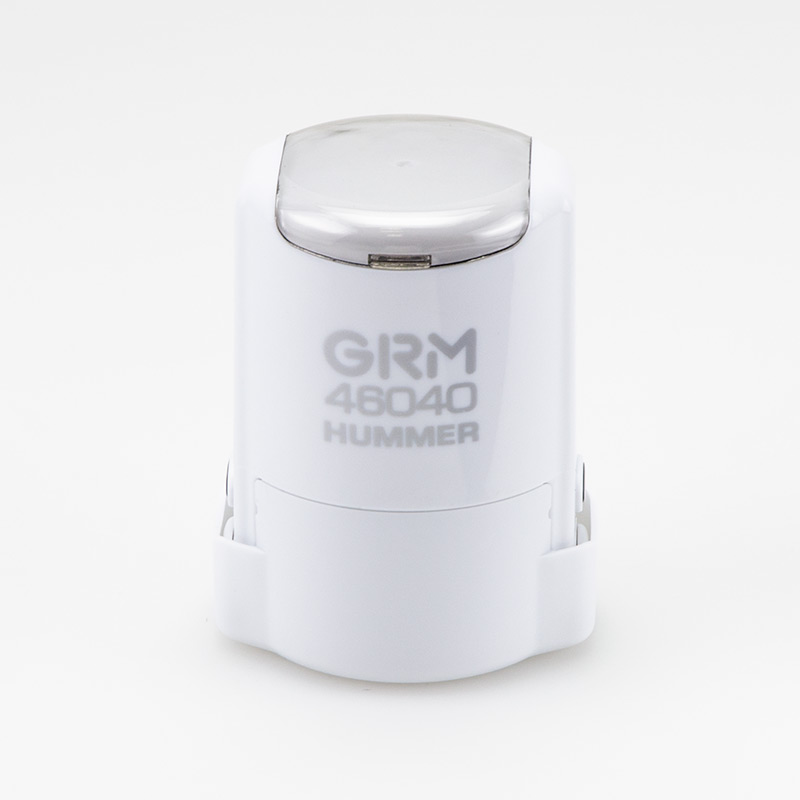 GRM 46040 Hummer - Оснастка для печати в боксе, корпус ABS, белый глянец, д.40 мм.
GRM 46040 Hummer - Оснастка для печати в боксе, корпус ABS, белый глянец, д.40 мм.
