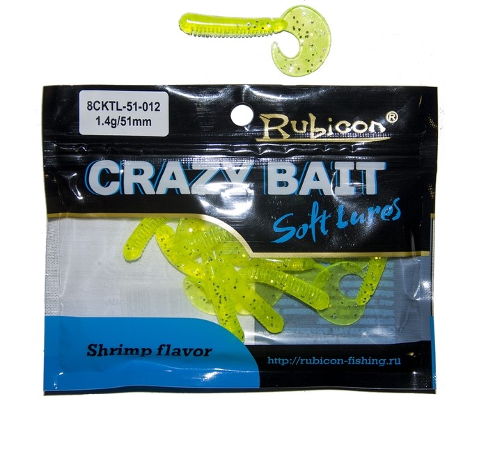 Силиконовая приманка Rubicon Crazy Bait CKTL 51 мм, 012, 10 шт., Зеленый, Crazy Bait CKTL
Силиконовая приманка Rubicon Crazy Bait CKTL 51 мм, 012, 10 шт., Зеленый, Crazy Bait CKTL