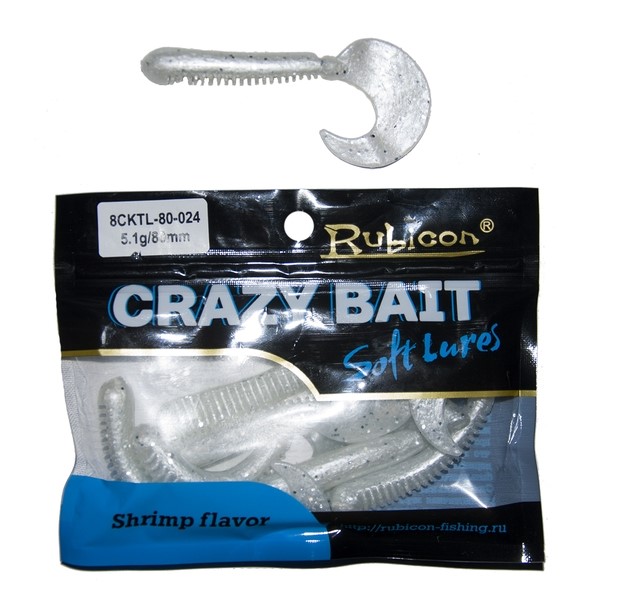 Силиконовая приманка Rubicon Crazy Bait CKTL 80 мм, 024, 10 шт., Серебристый, Crazy Bait CKTL
Силиконовая приманка Rubicon Crazy Bait CKTL 80 мм, 024, 10 шт., Серебристый, Crazy Bait CKTL