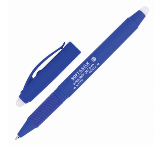 Ручка стираемая гелевая с грипом BRAUBERG SOFT&SILK синяя, линия письма 0,5 мм 12 шт
Ручка стираемая гелевая с грипом BRAUBERG SOFT&SILK синяя, линия письма 0,5 мм 12 шт