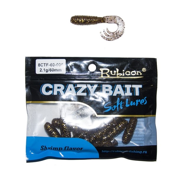 Силиконовая приманка Rubicon Crazy Bait CTF 60 мм, 006, 10 шт., Коричневый, Crazy Bait CTF
Силиконовая приманка Rubicon Crazy Bait CTF 60 мм, 006, 10 шт., Коричневый, Crazy Bait CTF