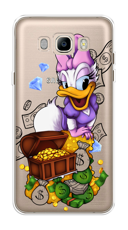 Чехол на Samsung Galaxy J7 2016 "Rich Daisy Duck", Коричневый;белый;фиолетовый, 23050-6
Чехол на Samsung Galaxy J7 2016 "Rich Daisy Duck", Коричневый;белый;фиолетовый, 23050-6