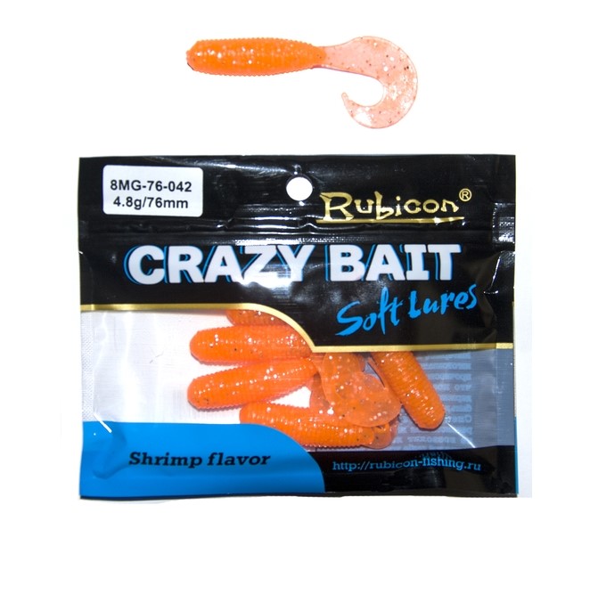Силиконовая приманка Rubicon Crazy Bait 76 мм, 042, 6 шт., Оранжевый, Crazy Bait
Силиконовая приманка Rubicon Crazy Bait 76 мм, 042, 6 шт., Оранжевый, Crazy Bait
