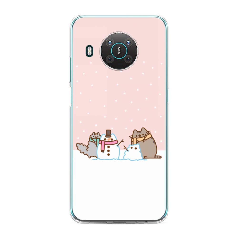 Чехол на Nokia X20 "Котики в снегу", Розовый;белый;серый, 124750-5 
Чехол на Nokia X20 "Котики в снегу", Розовый;белый;серый, 124750-5