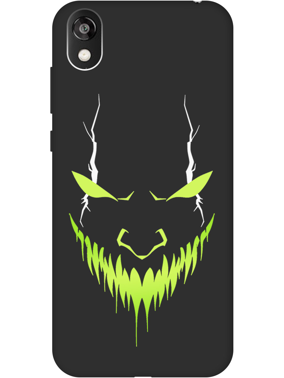 Силиконовый чехол на Honor 8S, Huawei Y5 (2019) с принтом "Evil Face" матовый черный, Черный;белый;зеленый, 721008751 
Силиконовый чехол на Honor 8S, Huawei Y5 (2019) с принтом "Evil Face" матовый черный, Черный;белый;зеленый, 721008751