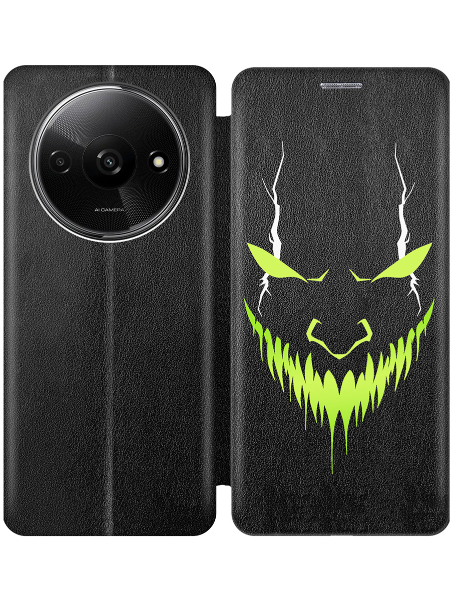 Чехол-книжка на Xiaomi Redmi A3, Poco C61 с принтом "Evil Face" черный, Черный;белый;зеленый, 780484051
Чехол-книжка на Xiaomi Redmi A3, Poco C61 с принтом "Evil Face" черный, Черный;белый;зеленый, 780484051