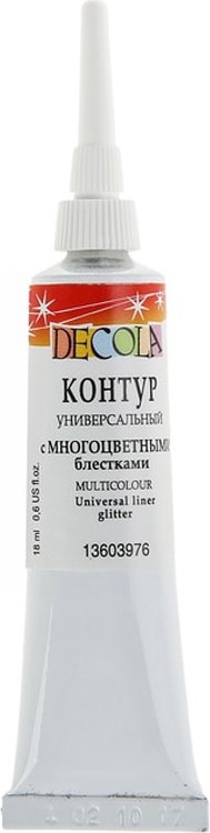 Контуры акриловые универсальные Decola, с многоцвет. блестками, 18мл, Разноцветный, 13603976
Контуры акриловые универсальные Decola, с многоцвет. блестками, 18мл, Разноцветный, 13603976