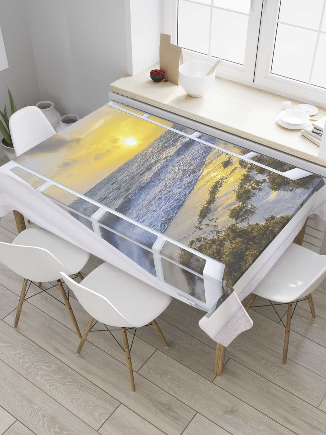 Скатерть прямоугольная JoyArty "Вид на морской рассвет" из сатена, 120x145 см, Вид на морской рассвет
Скатерть прямоугольная JoyArty "Вид на морской рассвет" из сатена, 120x145 см, Вид на морской рассвет