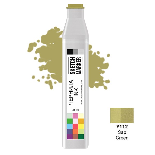 Заправка для маркеров Sketchmarker на спиртовой основе Y112 Зелёная краска из крушины, SI-Y112
Заправка для маркеров Sketchmarker на спиртовой основе Y112 Зелёная краска из крушины, SI-Y112