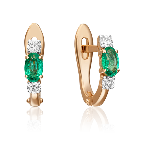 Серьги из красного золота с изумрудом/бриллиантом PLATINA jewelry 02-0898-00-106-1110-30, 02-0898-00-106-1110-30
Серьги из красного золота с изумрудом/бриллиантом PLATINA jewelry 02-0898-00-106-1110-30, 02-0898-00-106-1110-30