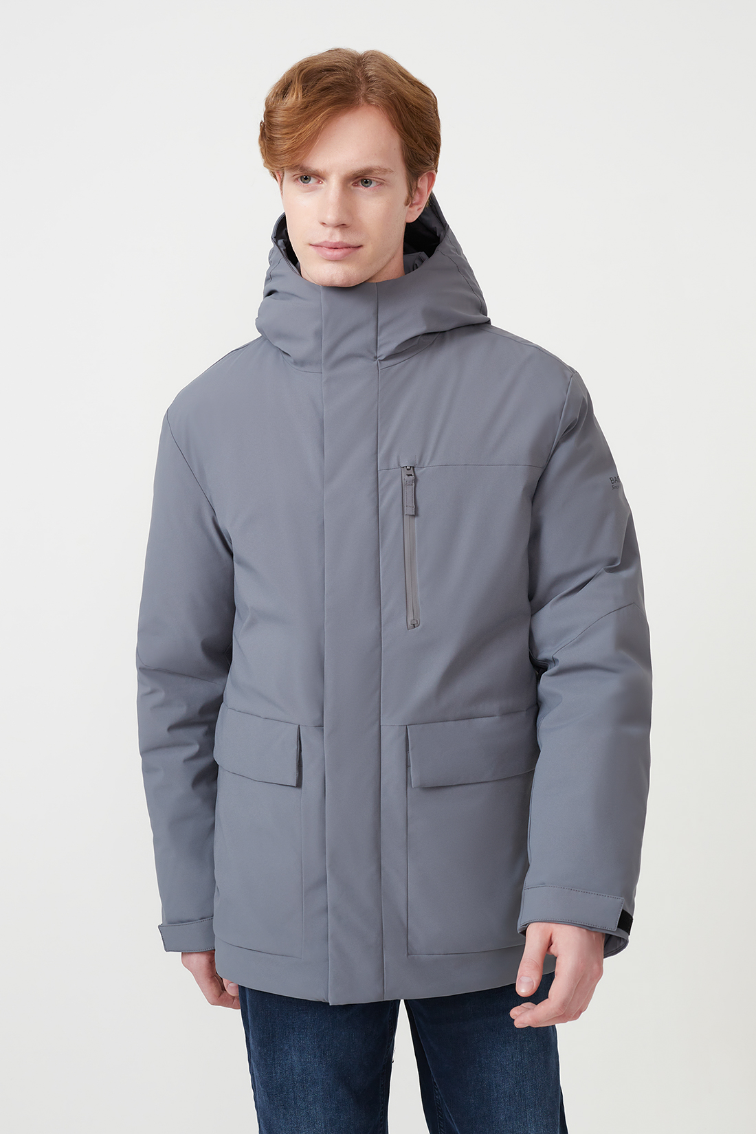 Пуховик мужской Baon B5023514 серый XL, B5023514 
Пуховик мужской Baon B5023514 серый XL, B5023514