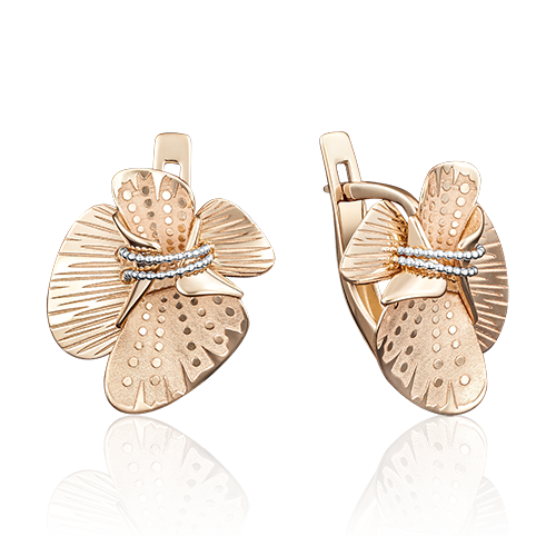 Серьги из белого золота/красного золота PLATINA jewelry 02-3998-00-000-1111-65, 02-3998-00-000-1111-65
Серьги из белого золота/красного золота PLATINA jewelry 02-3998-00-000-1111-65, 02-3998-00-000-1111-65