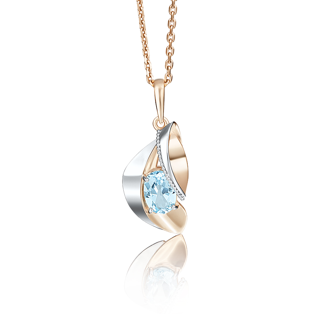 Кулон из белого золота/красного золота PLATINA jewelry 03-2761-00-201-1111-46, топаз, 03-2761-00-201-1111-46
Кулон из белого золота/красного золота PLATINA jewelry 03-2761-00-201-1111-46, топаз, 03-2761-00-201-1111-46
