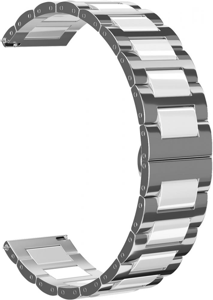 Ремешок металлический GSMIN Chafe 22 для Honor Watch Magic (Серебристо - белый) 
Ремешок металлический GSMIN Chafe 22 для Honor Watch Magic (Серебристо - белый)