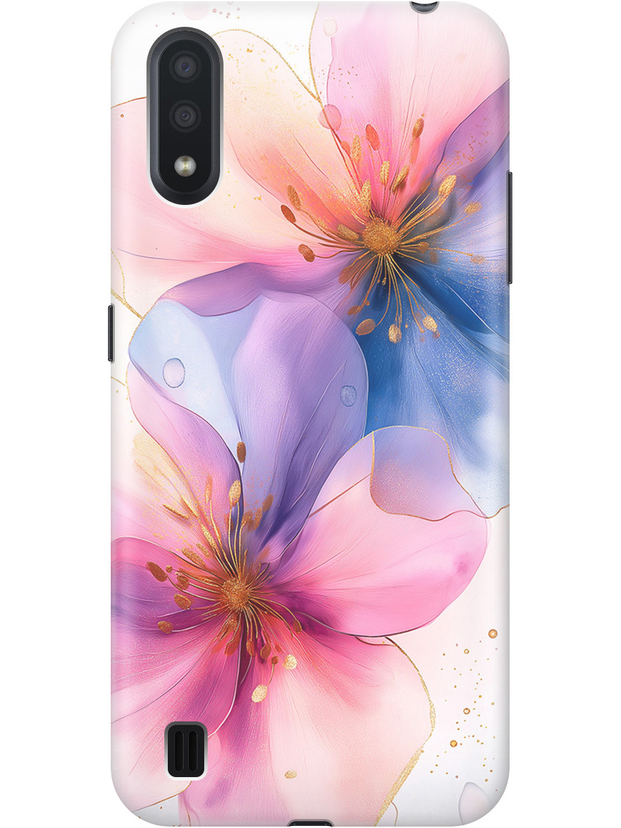 Силиконовый чехол на Samsung Galaxy A01 с принтом "Магические цветочки", Прозрачный;белый;розовый;синий, 722444423
Силиконовый чехол на Samsung Galaxy A01 с принтом "Магические цветочки", Прозрачный;белый;розовый;синий, 722444423