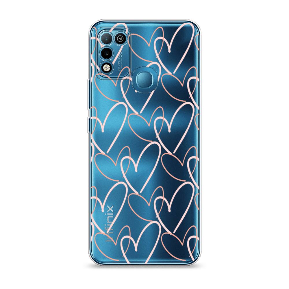 Чехол на Infinix HOT 10 Play/HOT 11 Play "Узор из сердечек", Розовый;бежевый, 3100650-6
Чехол на Infinix HOT 10 Play/HOT 11 Play "Узор из сердечек", Розовый;бежевый, 3100650-6