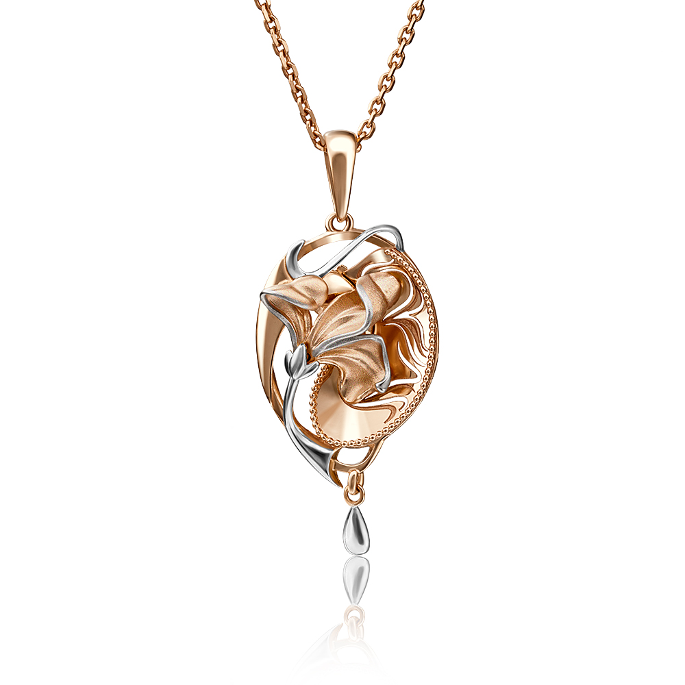 Кулон из белого золота/красного золота PLATINA jewelry 03-2892-00-000-1111-48, 03-2892-00-000-1111-48
Кулон из белого золота/красного золота PLATINA jewelry 03-2892-00-000-1111-48, 03-2892-00-000-1111-48