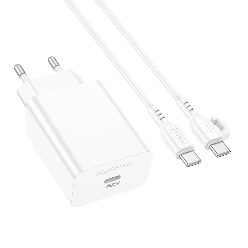 Сетевое зарядное устройство 3.0A QC3.0 PD 20W для Type-C Borofone BA21A pro 1м White, BA21A proaa
Сетевое зарядное устройство 3.0A QC3.0 PD 20W для Type-C Borofone BA21A pro 1м White, BA21A proaa