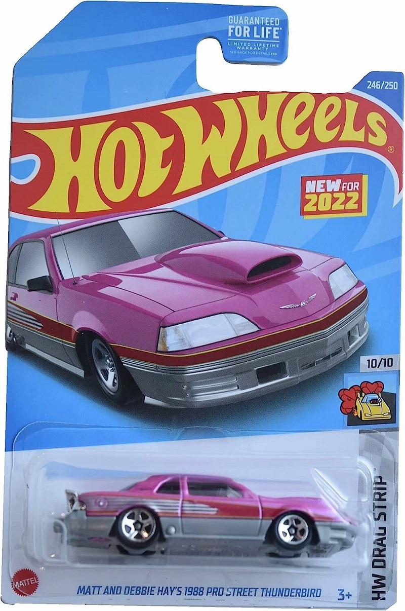 Машинка Hot Wheels Хот Вилс 246250 Matt and Debbie hay's 1988 pro street thunderbird, H, Бордовый
Машинка Hot Wheels Хот Вилс 246250 Matt and Debbie hay's 1988 pro street thunderbird, H, Бордовый