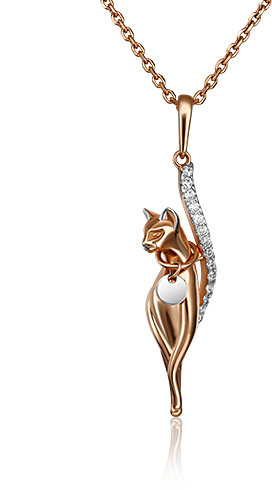 Кулон из белого золота/красного золота PLATINA jewelry 03-2956-00-401-1111-48, фианит, 03-2956-00-401-1111-48
Кулон из белого золота/красного золота PLATINA jewelry 03-2956-00-401-1111-48, фианит, 03-2956-00-401-1111-48