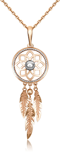 Кулон из белого золота/красного золота PLATINA jewelry 03-3046-00-000-1111-64, 03-3046-00-000-1111-64
Кулон из белого золота/красного золота PLATINA jewelry 03-3046-00-000-1111-64, 03-3046-00-000-1111-64