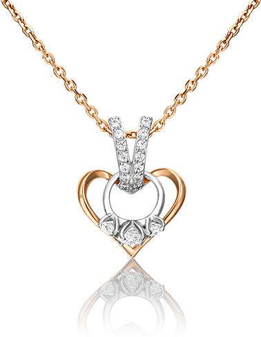 Кулон из белого золота/красного золота PLATINA jewelry 03-3068-00-501-1111-38, Swarovski, 03-3068-00-501-1111-38
Кулон из белого золота/красного золота PLATINA jewelry 03-3068-00-501-1111-38, Swarovski, 03-3068-00-501-1111-38