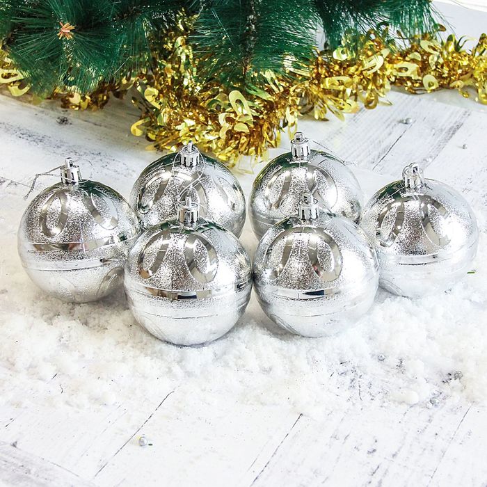 Шар на ель Зимнее волшебство Флер Р00012810 6 шт. серебристый, Флер
Шар на ель Зимнее волшебство Флер Р00012810 6 шт. серебристый, Флер