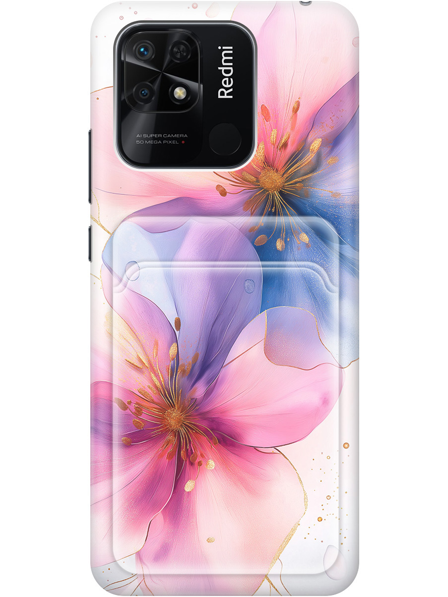Силиконовый чехол на Xiaomi Redmi 10C с принтом "Магические цветочки" с карманом для карты, Белый;синий;прозрачный;розовый, 736538723
Силиконовый чехол на Xiaomi Redmi 10C с принтом "Магические цветочки" с карманом для карты, Белый;синий;прозрачный;розовый, 736538723