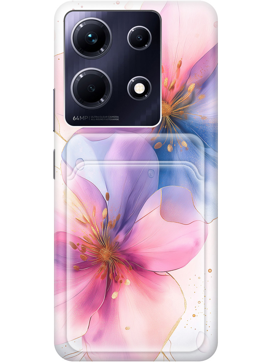Силиконовый чехол на Infinix Note 30 с принтом "Магические цветочки" с карманом для карты, Белый;синий;прозрачный;розовый, 773943723
Силиконовый чехол на Infinix Note 30 с принтом "Магические цветочки" с карманом для карты, Белый;синий;прозрачный;розовый, 773943723