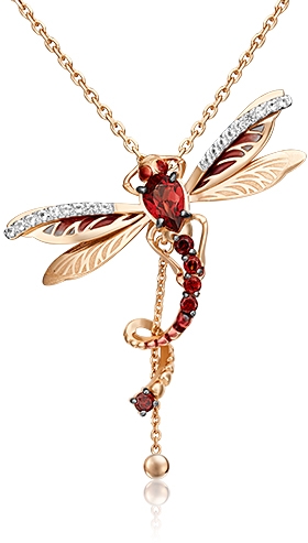 Бегунок из красного золота PLATINA jewelry 03-3071-00-264-1110-57, гранат/топаз, 03-3071-00-264-1110-57
Бегунок из красного золота PLATINA jewelry 03-3071-00-264-1110-57, гранат/топаз, 03-3071-00-264-1110-57