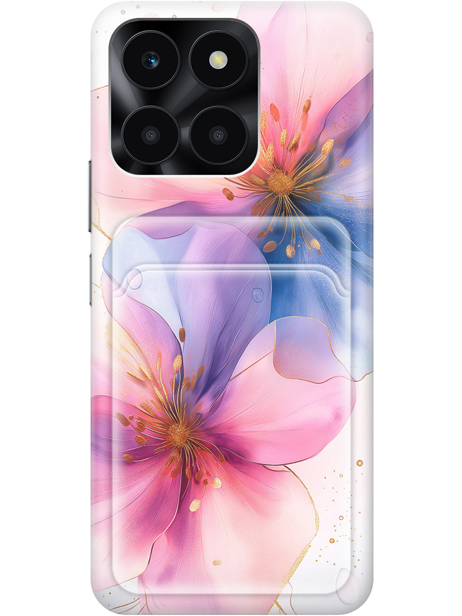 Силиконовый чехол на Honor X6a с принтом "Магические цветочки" с карманом для карты, Белый;синий;прозрачный;розовый, 773945523
Силиконовый чехол на Honor X6a с принтом "Магические цветочки" с карманом для карты, Белый;синий;прозрачный;розовый, 773945523