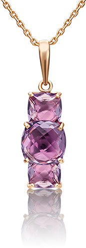 Кулон из красного золота PLATINA jewelry 03-3131-00-203-1110-46, аметист, 03-3131-00-203-1110-46
Кулон из красного золота PLATINA jewelry 03-3131-00-203-1110-46, аметист, 03-3131-00-203-1110-46