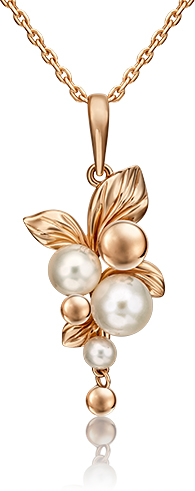 Кулон из красного золота PLATINA jewelry 03-3152-00-301-1110-31, жемчуг культивированный, 03-3152-00-301-1110-31
Кулон из красного золота PLATINA jewelry 03-3152-00-301-1110-31, жемчуг культивированный, 03-3152-00-301-1110-31
