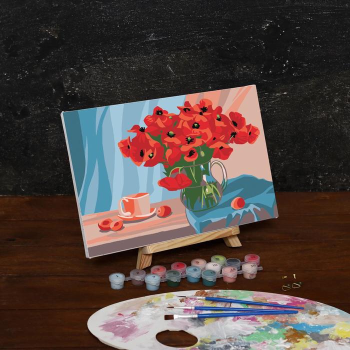 Картина по номерам на холсте с подрамником «Букет из маков», 30х20 см
Картина по номерам на холсте с подрамником «Букет из маков», 30х20 см