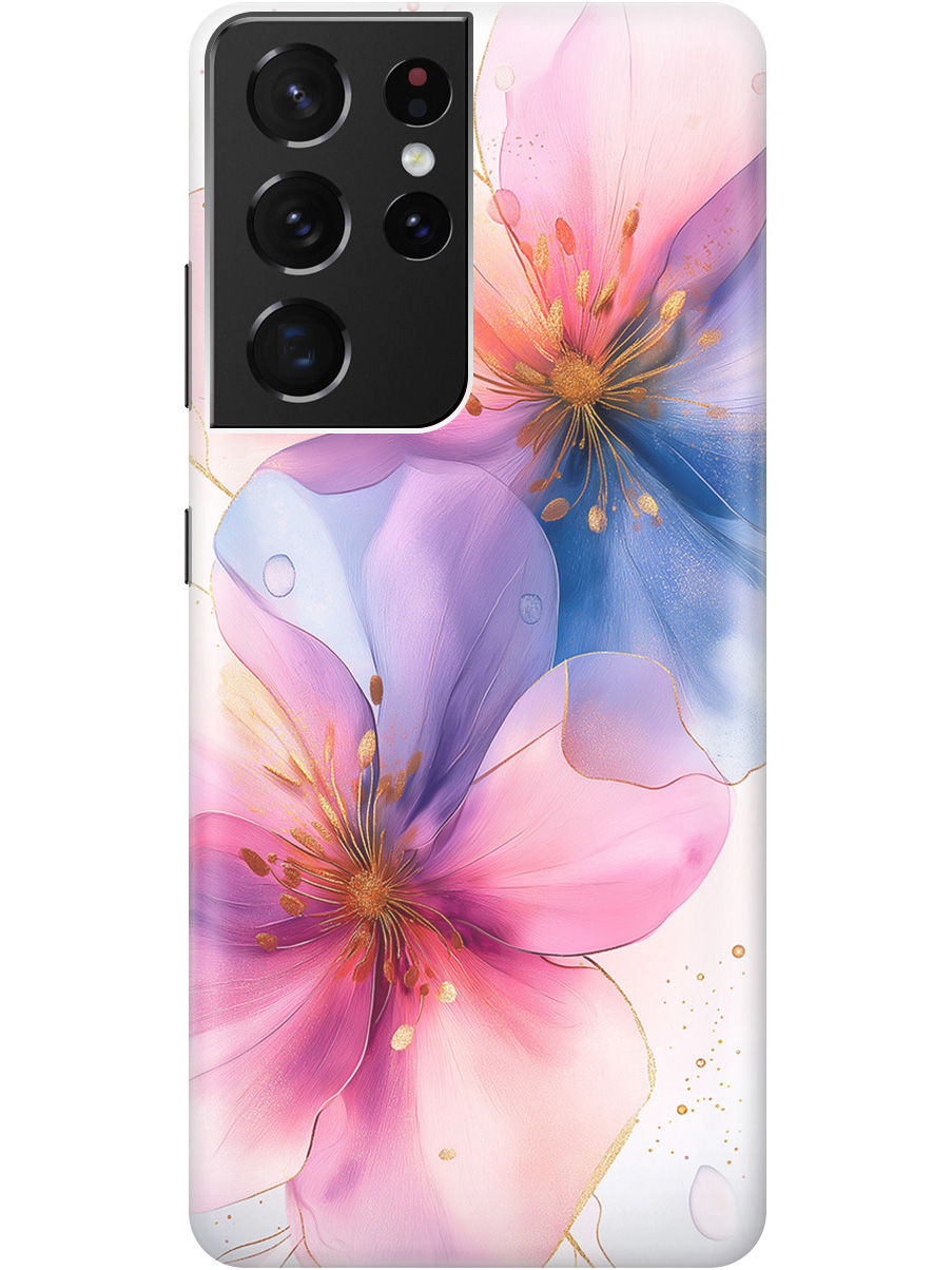 Силиконовый чехол на Samsung Galaxy S21 Ultra с принтом "Магические цветочки", Прозрачный;белый;розовый;синий, 724127623
Силиконовый чехол на Samsung Galaxy S21 Ultra с принтом "Магические цветочки", Прозрачный;белый;розовый;синий, 724127623