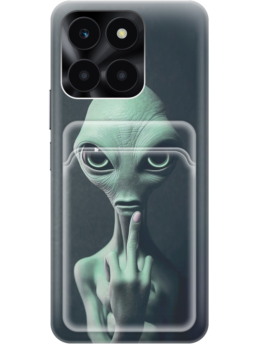 Силиконовый чехол на Honor X6a с рисунком "Инопланетянин", Зеленый;синий;черный, 20012030
Силиконовый чехол на Honor X6a с рисунком "Инопланетянин", Зеленый;синий;черный, 20012030