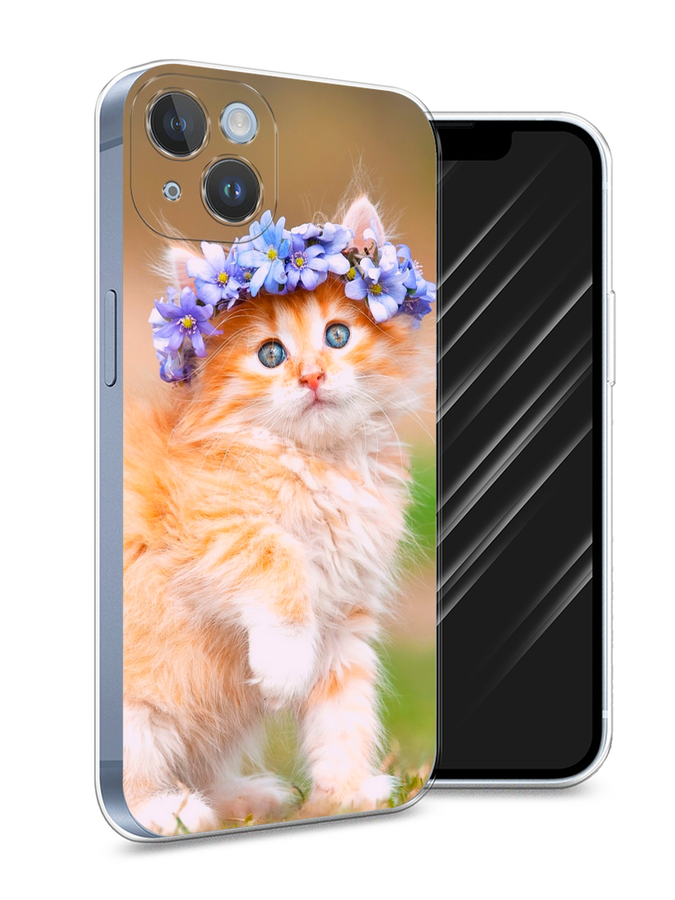 Чехол Awog на Apple iPhone 14 Plus / Айфон 14 Плюс "Рыжий кот в венке", Разноцветный, 15350-1
Чехол Awog на Apple iPhone 14 Plus / Айфон 14 Плюс "Рыжий кот в венке", Разноцветный, 15350-1