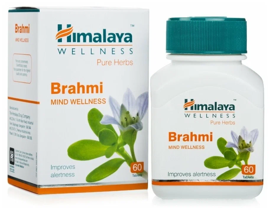 Himalaya Brahmi ( Гималаи Брахми) Таблетки для улучшения памяти, экстракт растений Брам... 
Himalaya Brahmi ( Гималаи Брахми) Таблетки для улучшения памяти, экстракт растений Брам...