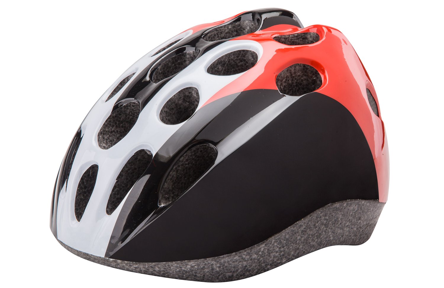 фото Велосипедный шлем stels hb5-3 out-mold, черно-бело-красный, m
