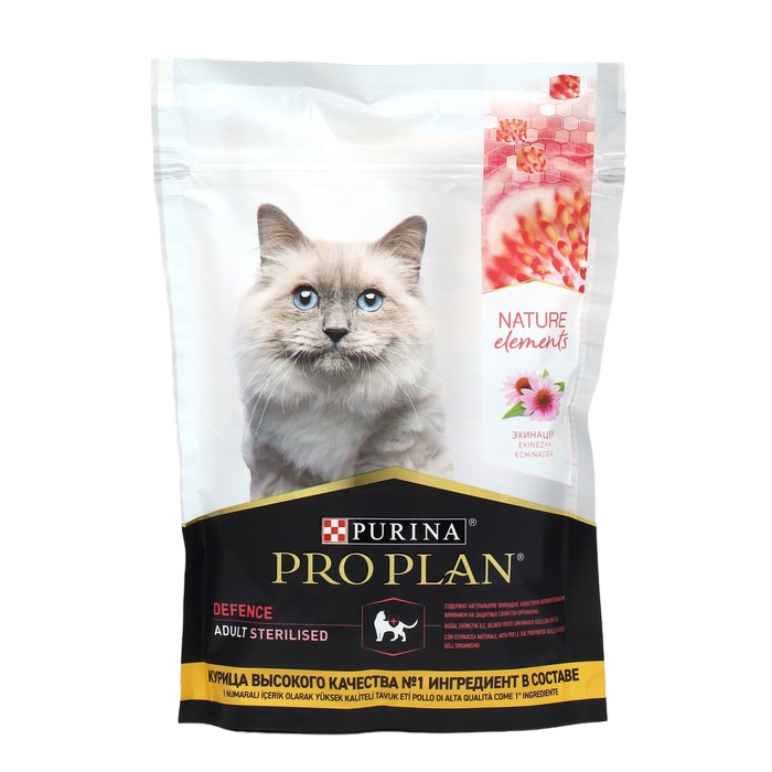Сухой корм для кошек PRO PLAN Nature Element для стерилизованных, курица и эхинацея, 200 г
Сухой корм для кошек PRO PLAN Nature Element для стерилизованных, курица и эхинацея, 200 г