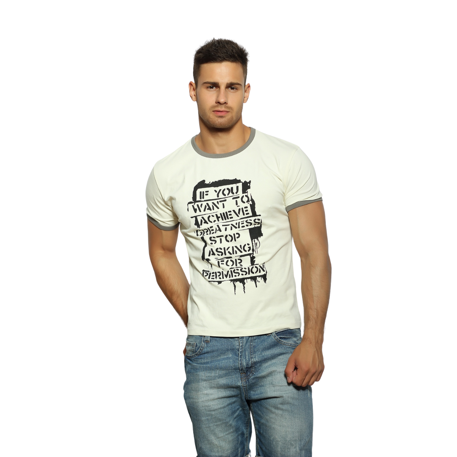 фото Футболка мужская fra'n'co 050304m-ep бежевая m