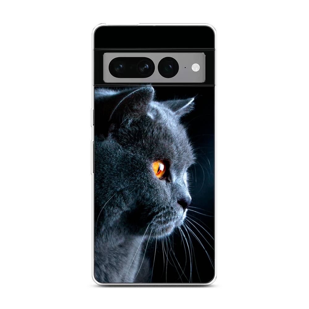 фото Силиконовый чехол "благородный кот британец" на google pixel 7 pro / гугл пиксель 7 про awog