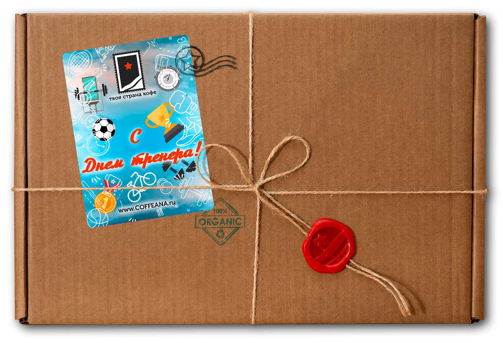 фото Подарочный набор кофе coffeana "с днем тренера" - 1
