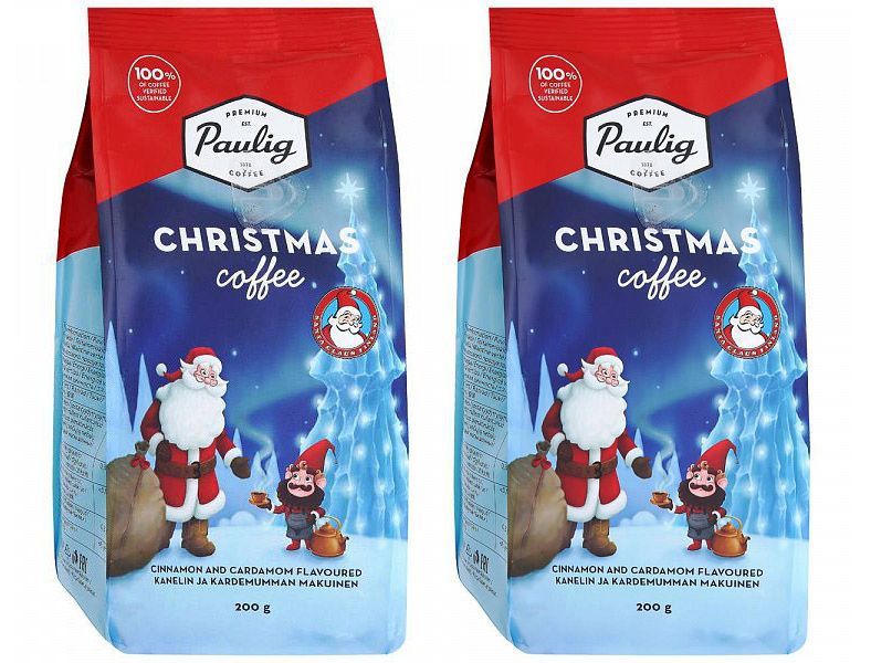 Кофе молотый Paulig Christmas Coffee Арабика с корицей и кардамоном, 200 г х 2 шт, Coffee Christmas-2
Кофе молотый Paulig Christmas Coffee Арабика с корицей и кардамоном, 200 г х 2 шт, Coffee Christmas-2