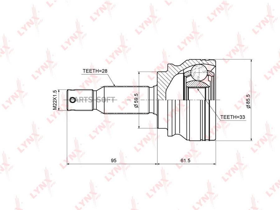 Шрус наружный подходит для mitsubishi lancer 1.8-2.0 07 co-3643
Шрус наружный подходит для mitsubishi lancer 1.8-2.0 07 co-3643