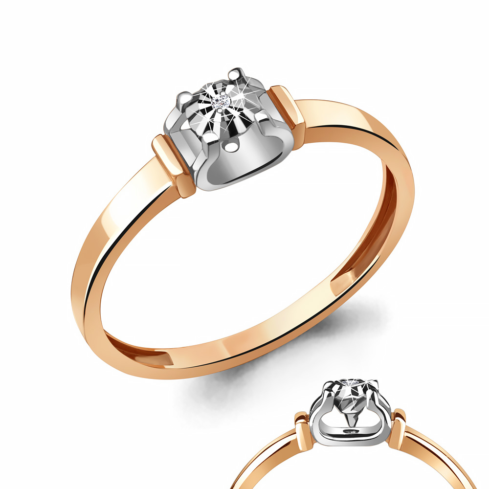 Кольцо из красного золота с бриллиантом Aquamarine Aquamarine 963939к_585_кз р, 963939к_585_кз
Кольцо из красного золота с бриллиантом Aquamarine Aquamarine 963939к_585_кз р, 963939к_585_кз