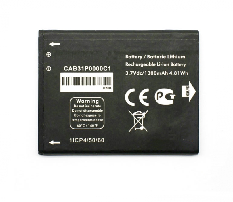Аккумуляторная батарея MyPads CAB31P0000C1 1300mAh на телефон Alcatel ONE TOUCH PIXI 4007D
Аккумуляторная батарея MyPads CAB31P0000C1 1300mAh на телефон Alcatel ONE TOUCH PIXI 4007D
