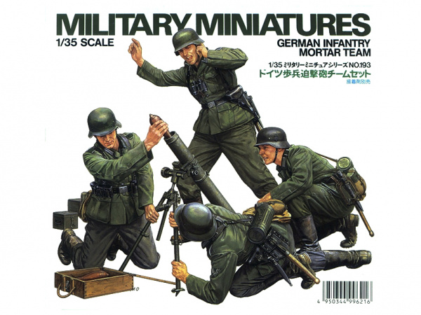 35193 Tamiya 1/35 Немецкий расчет минометчиков в действии 4 фиг в форме 1936г 80мм миномет
35193 Tamiya 1/35 Немецкий расчет минометчиков в действии 4 фиг в форме 1936г 80мм миномет