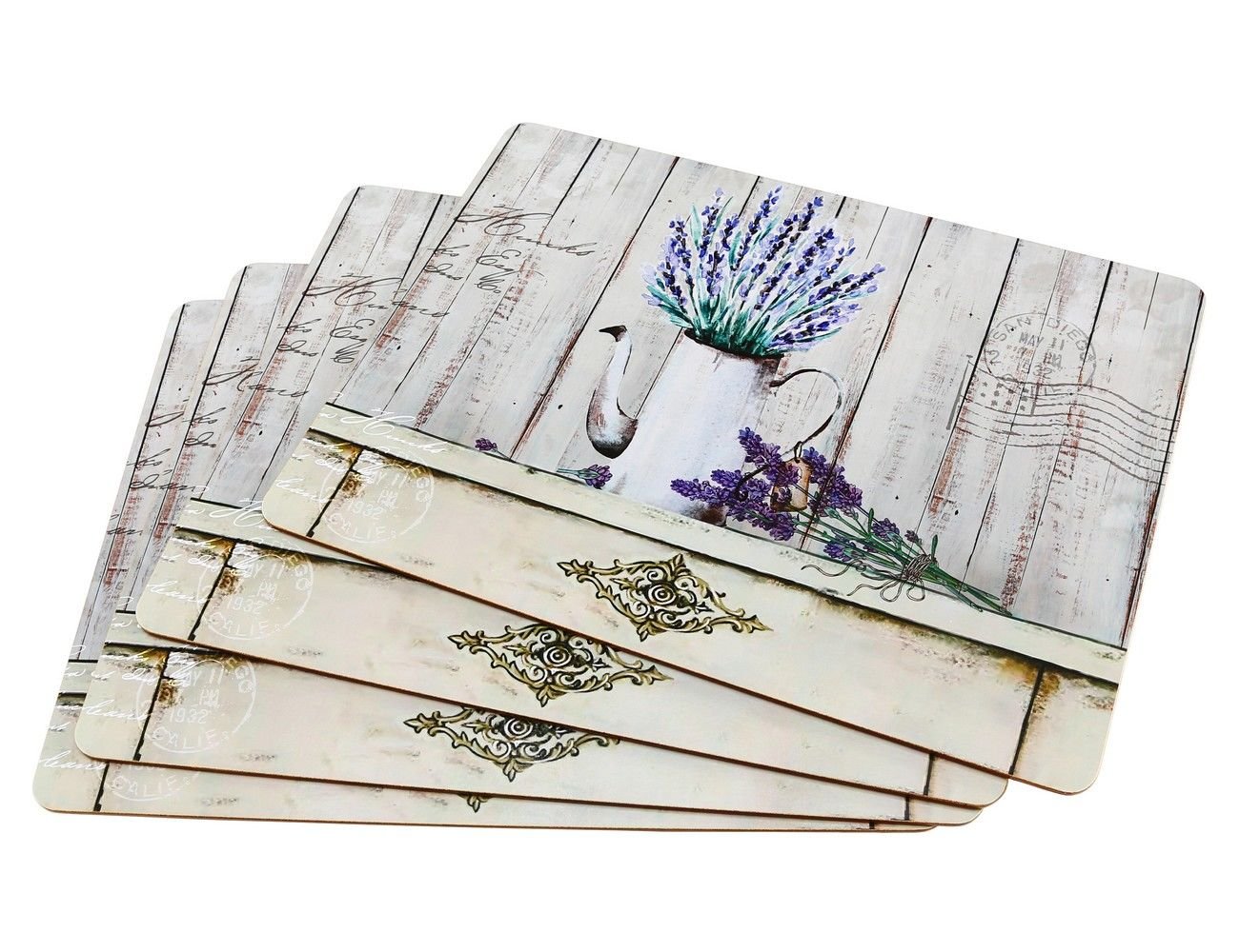Сервировочная салфетка ROMANTIC LAVENDER на пробковой основе 40х30 см (4 шт.), Boltze, Белый, 1018617-1
Сервировочная салфетка ROMANTIC LAVENDER на пробковой основе 40х30 см (4 шт.), Boltze, Белый, 1018617-1