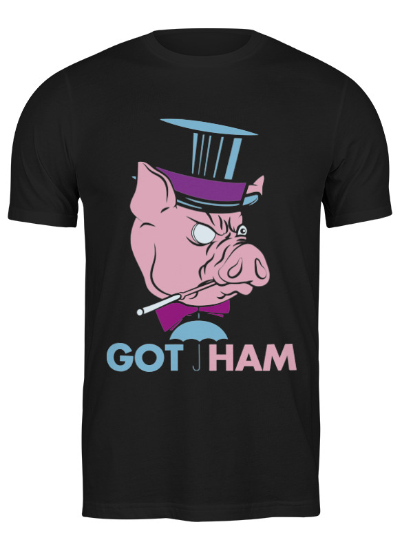 Футболка мужская Свинья (готэм) 2581339 Printio черная 2XL, Свинья (готэм) 2581339
Футболка мужская Свинья (готэм) 2581339 Printio черная 2XL, Свинья (готэм) 2581339